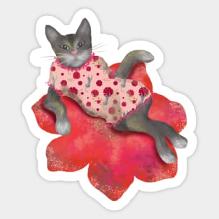 Cat charmante Sticker